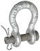 CM M345G Round Pin Midland Super Strong Anchor Shackle, Carbon, 3/16