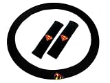 Superman Classic Red and Yellow Shield Steering Wheel Cover and Shoulder Pads