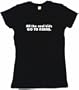 All The Cool Kids Go To Rehab Women's Tee Shirt Large-Black Babydoll (petite fit)