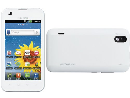 ドコモ Optimus bright L-07C　ホワイト 新品未使用品