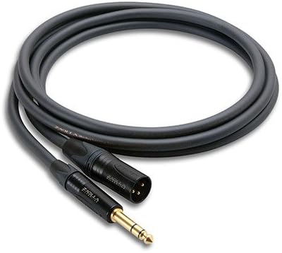 Zaolla Silverline Balanced Interconnect, XLR3M to 1/4 in TRS, 5 Feet (5 ft)
