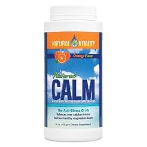 Natural Vitality Natural Calm, Orange, 16 Ounce