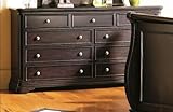 IMAGE OF Bedroom Dresser Cappuccino Finish Wood Bed Room Chest