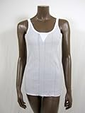 T Los Angeles womens white decorative ribbed cotton tank top M T Los Angeles womens white decorative ribbed cotton tank top M