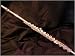 Silver Yamaha YFL-481II 925 Flute open hole, b foot