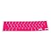 HDE Ultra Thin Silicone Rubber Keyboard Skin Cover for MacBook Pro Non Retina 13/15/17 (Hot Pink)