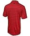 adidas Golf Men's Puremotion 2 Color Stripe Jersey Polo, University Red/Black, X-Large