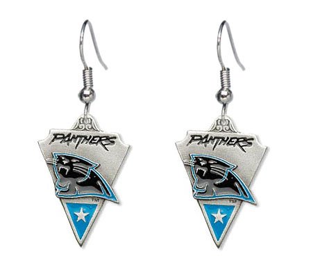 Carolina Panthers Dangle Earrings - NFL Football Fan Shop Sports Team Merchandise