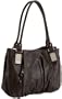 Tignanello Glam Tote Zip Pocket Tote,Dark Brown,one size