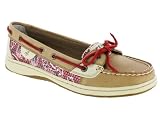 Sperry Women's Angelfish Shoes Tan/Red Bandana