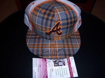 Greg Maddux Atlanta Braves,hof,4xcy Jsa/coa Signed Hat - Autographed MLB Helmets and Hats
