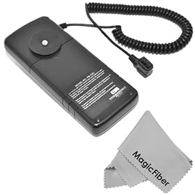 External Flash Battery Pack for CANON Speedlite (580EX II, 580EX, 550EX), Macro Ring Lite MR-14EX and Macro Twin Lite MT-24EX Flashes + Premium MagicFiber Microfiber Cleaning Cloth