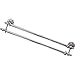 Delta Faucet Bath Accessories, 75224, Victorian 24 inch Double Towel Bar Rack, Polished Chrome
