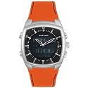 Giordano Men's Multi-Function Orange Leather Watch #1246-03