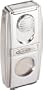 Blazer Chief II Cigar Lighter with Snap-In Cigar Cutter - Chrome