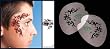 Tribal 1 Stencil Airbrush Makeup Face Template