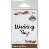 CottageCutz Expressions Die Cuts, 3.3 by 0.8-Inch, Wedding Day