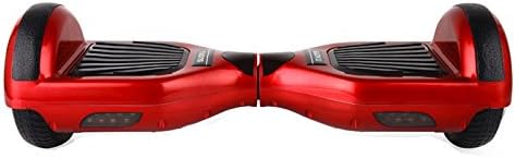 SUOKU Lighting Auto Two-wheel Smart Self Balancing Scooters Drifting Board Skateboard Electric Unicycle for Kids & Adults (Red)