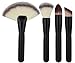 BS-MALL(TM) 4 Pieces Fan Face Powder Foundation Tapered Makeup Brushes
