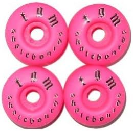 Skateboard WHEELS 52mm Hot Pink TGM GOTH LOGO