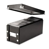 IDEASTREAM CONSUMER PRODUCTS / Cd storage box, 5-1/4w x 14d x 5-3/4h, black / IDESNS01521 / Sold as 1 Each / Mfr Part # SNS01521 \*/ Cd storage box, 5-1/4w x 14d x 5-3/4h, black
