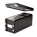 CD Storage Box Holds 60 Discs, 5-1/4 x 14 x 5-3/4, Black