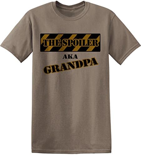 The Spoiler: Grandpa Funny Novelty T Shirt>Large Brown_Savana