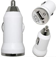 Chargeur Auto Micro Allume Cigare Usb Iphone 3g 4 Blanc