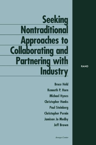 Seeking Nontraditional Approaches to Collaborating and Partnering with Industry