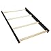 Simmons Kids Furniture Cradle Me Full Size Bed Rail, Black