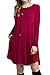 Iconic Luxe Women's Bamboo Long Sleeve Trapeze Dress