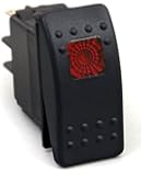 Daystar KU80014 20 Amp Red Light Rocker Switch Kit