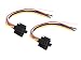 Absolute USA 5-Pin 12 VDC Interlocking Relay Socket, 2 Set