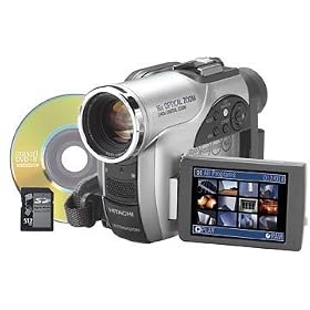 Click here to buy Hitachi DZ-MV730A DVD Camcorder w 16x Optical Zoom by Hitachi.