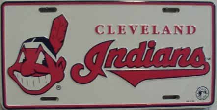 Cleveland Indians License Plate Frame MLB