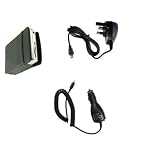 Leather Carry Case For Garmin Nuvi  200/600/700 series widescreen models + Mains and Car Chager