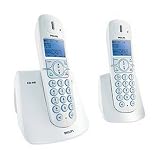 Philips - CD4402Duo - Telephone sans fil DECT - Blanc
