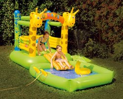 friedola Wehncke Hüpfburg und Spielpool Giraffe