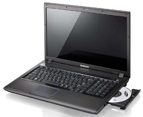Samsung E272-Aura Emino 43,9 cm (17,3 Zoll) Notebook (Intel Core 2 Duo T6600 2.2GHz, 4GB RAM, 500GB HDD, ATI HD4650, DVD, Win 7 HP)