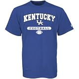 Russell Kentucky Wildcats Royal Blue Football T-shirt