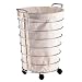 Neu Home Jumbo Laundry Basket with Canvas Bag