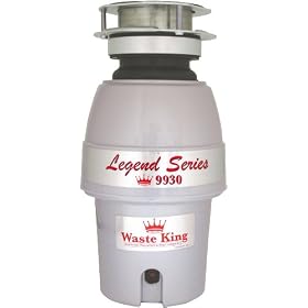 Waste King 9930 Legend Series 1/2 HP Continuous Feed Operation Waste Disposer