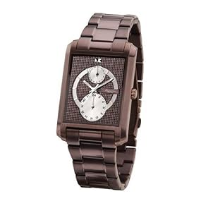 Kenneth Cole Men's Brown IP Stainless Steel Dress Watch Model KC3787