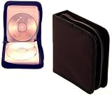 UKayed 48 DVD/CD Padded Storage Wallet In Black