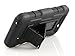 ZTE Speed Case, RANZ Black Rugged Impact Armor Hybrid Kickstand Cover with Belt Clip Holster Case For ZTE Speed N9130 (Boost Mobile)
