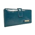 Kenneth Cole Reaction Womens Thin Checkbook Wallet w/ Tab Closure in Choice of Colors