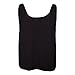 Bella Women's Maxine Cropped Fit Flowy Boxy Tank Top Shirt