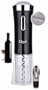 Ozeri Nouveaux II Electric Wine Opener in Black, with Free Foil Cutter, Wine Pourer and Stopper -- Ultimate Wine Gift On Sale