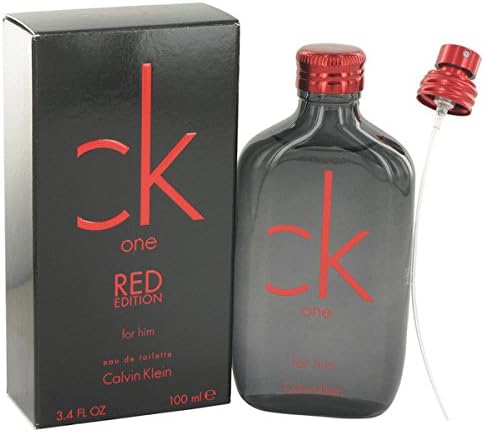 C K One Red for Men 3.4oz/100mL Eau de Toilette Spray