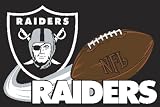 Oakland Raiders NFL 20" X 30" Acrylic Tufted Area Rug